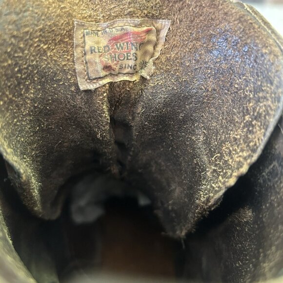 Red Wing Vintage Plain Toe Work Boots Mens 9 D - Picture 7 of 12